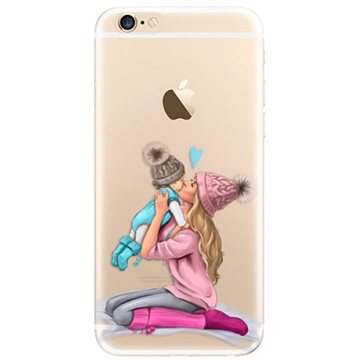 iSaprio Kissing Mom - Blond and Boy pro iPhone 6/ 6S (kmbloboy-TPU2_i6)