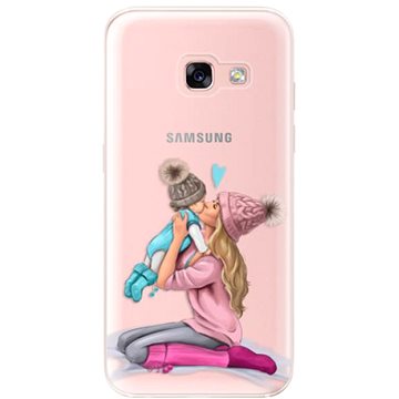 iSaprio Kissing Mom - Blond and Boy pro Samsung Galaxy A3 2017 (kmbloboy-TPU2-A3-2017)
