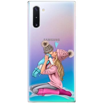 iSaprio Kissing Mom - Blond and Boy pro Samsung Galaxy Note 10 (kmbloboy-TPU2_Note10)