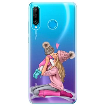 iSaprio Kissing Mom - Blond and Girl pro Huawei P30 Lite (kmblogirl-TPU-HonP30lite)