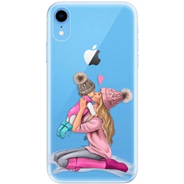 iSaprio Kissing Mom - Blond and Girl pro iPhone Xr (kmblogirl-TPU2-iXR)