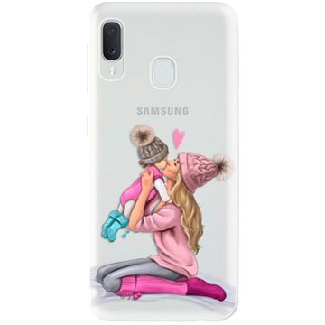 iSaprio Kissing Mom - Blond and Girl pro Samsung Galaxy A20e (kmblogirl-TPU2-A20e)