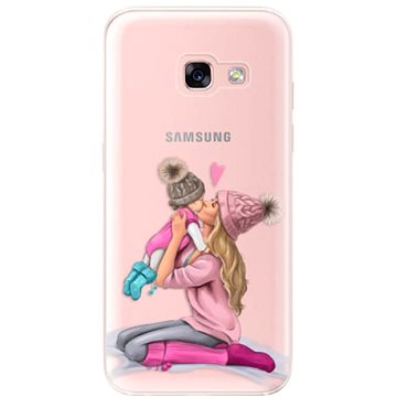 iSaprio Kissing Mom - Blond and Girl pro Samsung Galaxy A3 2017 (kmblogirl-TPU2-A3-2017)