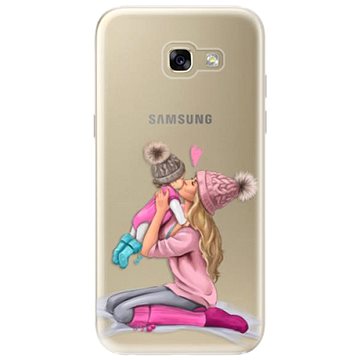 iSaprio Kissing Mom - Blond and Girl pro Samsung Galaxy A5 (2017) (kmblogirl-TPU2_A5-2017)