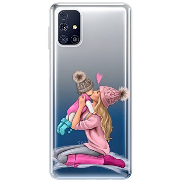 iSaprio Kissing Mom - Blond and Girl pro Samsung Galaxy M31s (kmblogirl-TPU3-M31s)