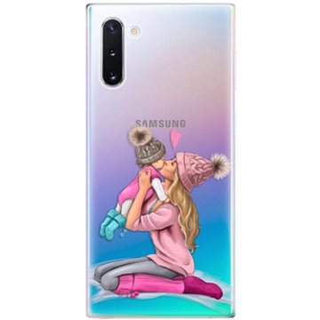 iSaprio Kissing Mom - Blond and Girl pro Samsung Galaxy Note 10 (kmblogirl-TPU2_Note10)