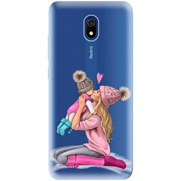 iSaprio Kissing Mom - Blond and Girl pro Xiaomi Redmi 8A (kmblogirl-TPU3_Rmi8A)