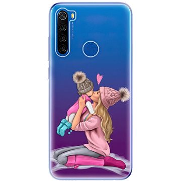 iSaprio Kissing Mom - Blond and Girl pro Xiaomi Redmi Note 8T (kmblogirl-TPU3-N8T)