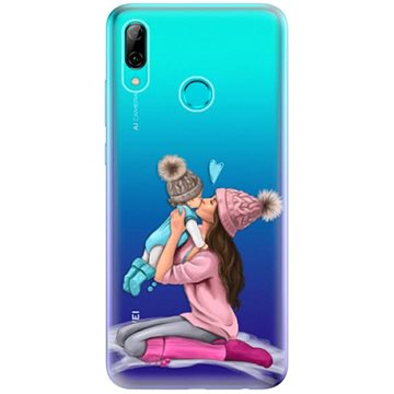 iSaprio Kissing Mom - Brunette and Boy pro Huawei P Smart 2019 (kmbruboy-TPU-Psmart2019)