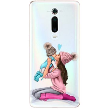 iSaprio Kissing Mom - Brunette and Boy pro Xiaomi Mi 9T Pro (kmbruboy-TPU2-Mi9Tp)