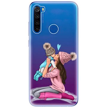 iSaprio Kissing Mom - Brunette and Boy pro Xiaomi Redmi Note 8T (kmbruboy-TPU3-N8T)