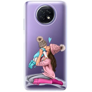 iSaprio Kissing Mom - Brunette and Boy pro Xiaomi Redmi Note 9T (kmbruboy-TPU3-RmiN9T)