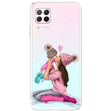 iSaprio Kissing Mom - Brunette and Girl pro Huawei P40 Lite (kmbrugirl-TPU3_P40lite)