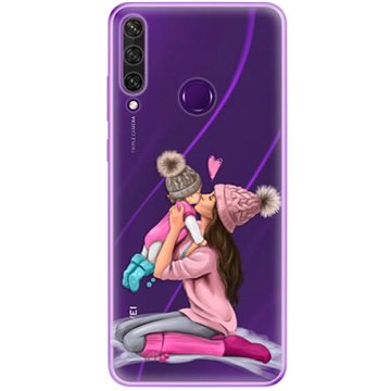 iSaprio Kissing Mom - Brunette and Girl pro Huawei Y6p (kmbrugirl-TPU3_Y6p)
