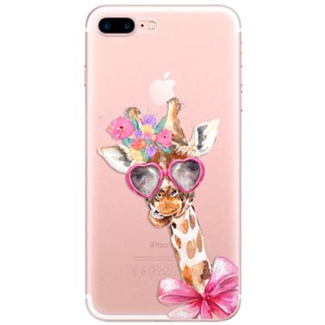 iSaprio Lady Giraffe pro iPhone 7 Plus / 8 Plus (ladgir-TPU2-i7p)