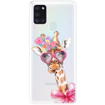 iSaprio Lady Giraffe pro Samsung Galaxy A21s (ladgir-TPU3_A21s)