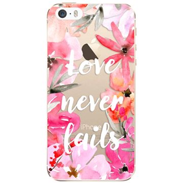iSaprio Love Never Fails pro iPhone 5/5S/SE (lonev-TPU2_i5)