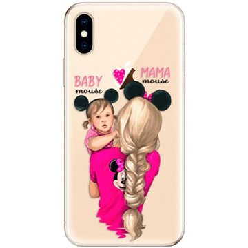 iSaprio Mama Mouse Blond and Girl pro iPhone XS (mmblogirl-TPU2_iXS)
