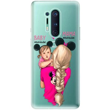 iSaprio Mama Mouse Blond and Girl pro OnePlus 8 Pro (mmblogirl-TPU3-OnePlus8p)