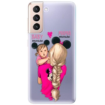 iSaprio Mama Mouse Blond and Girl pro Samsung Galaxy S21 (mmblogirl-TPU3-S21)