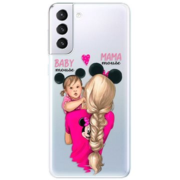 iSaprio Mama Mouse Blond and Girl pro Samsung Galaxy S21+ (mmblogirl-TPU3-S21p)