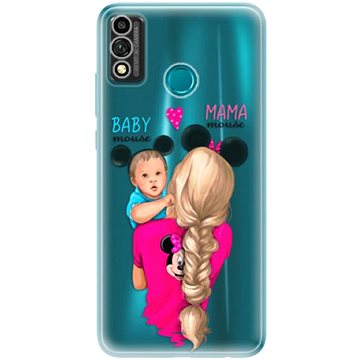 iSaprio Mama Mouse Blonde and Boy pro Honor 9X Lite (mmbloboy-TPU3_Hon9XL)