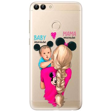 iSaprio Mama Mouse Blonde and Boy pro Huawei P Smart (mmbloboy-TPU3_Psmart)