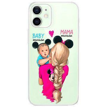 iSaprio Mama Mouse Blonde and Boy pro iPhone 12 mini (mmbloboy-TPU3-i12m)