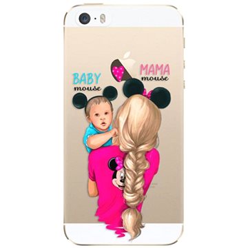 iSaprio Mama Mouse Blonde and Boy pro iPhone 5/5S/SE (mmbloboy-TPU2_i5)