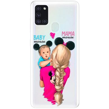iSaprio Mama Mouse Blonde and Boy pro Samsung Galaxy A21s (mmbloboy-TPU3_A21s)