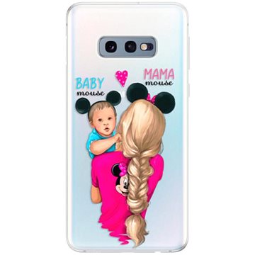 iSaprio Mama Mouse Blonde and Boy pro Samsung Galaxy S10e (mmbloboy-TPU-gS10e)