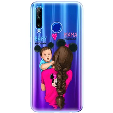 iSaprio Mama Mouse Brunette and Boy pro Honor 20 Lite (mmbruboy-TPU2_Hon20L)