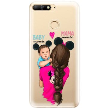 iSaprio Mama Mouse Brunette and Boy pro Huawei Y6 Prime 2018 (mmbruboy-TPU2_Y6p2018)
