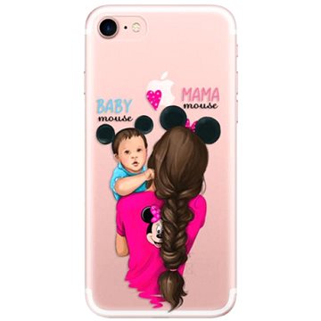 iSaprio Mama Mouse Brunette and Boy pro iPhone 7/ 8/ SE 2020/ SE 2022 (mmbruboy-TPU2_i7)