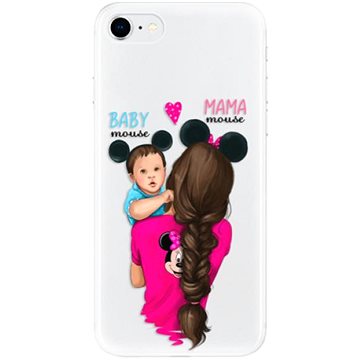 iSaprio Mama Mouse Brunette and Boy pro iPhone SE 2020 (mmbruboy-TPU2_iSE2020)