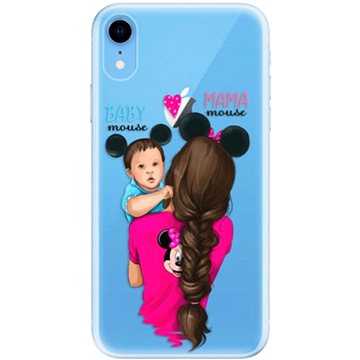 iSaprio Mama Mouse Brunette and Boy pro iPhone Xr (mmbruboy-TPU2-iXR)
