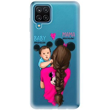 iSaprio Mama Mouse Brunette and Boy pro Samsung Galaxy A12 (mmbruboy-TPU3-A12)