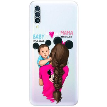 iSaprio Mama Mouse Brunette and Boy pro Samsung Galaxy A50 (mmbruboy-TPU2-A50)