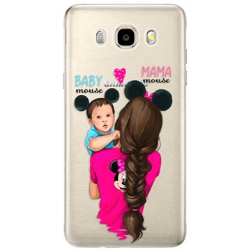 iSaprio Mama Mouse Brunette and Boy pro Samsung Galaxy J5 (2016) (mmbruboy-TPU2_J5-2016)