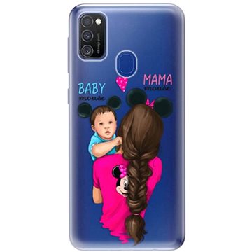 iSaprio Mama Mouse Brunette and Boy pro Samsung Galaxy M21 (mmbruboy-TPU3_M21)