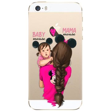 iSaprio Mama Mouse Brunette and Girl pro iPhone 5/5S/SE (mmbrugirl-TPU2_i5)