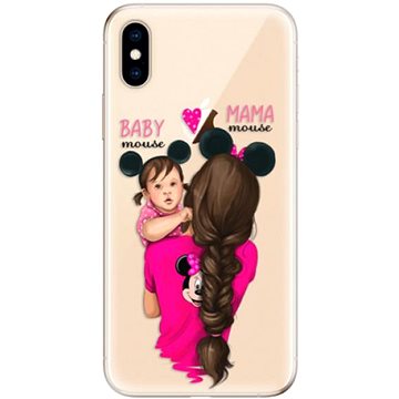 iSaprio Mama Mouse Brunette and Girl pro iPhone XS (mmbrugirl-TPU2_iXS)