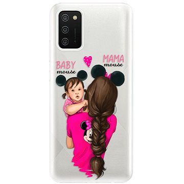 iSaprio Mama Mouse Brunette and Girl pro Samsung Galaxy A02s (mmbrugirl-TPU3-A02s)