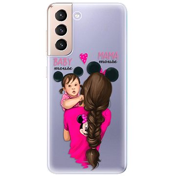iSaprio Mama Mouse Brunette and Girl pro Samsung Galaxy S21 (mmbrugirl-TPU3-S21)
