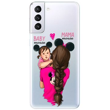 iSaprio Mama Mouse Brunette and Girl pro Samsung Galaxy S21+ (mmbrugirl-TPU3-S21p)