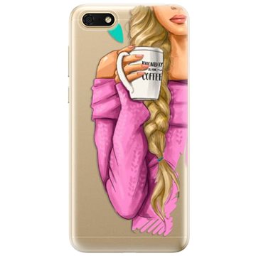 iSaprio My Coffe and Blond Girl pro Honor 7S (coffblon-TPU2-Hon7S)