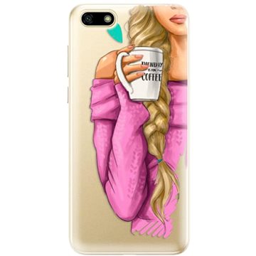 iSaprio My Coffe and Blond Girl pro Huawei Y5 2018 (coffblon-TPU2-Y5-2018)