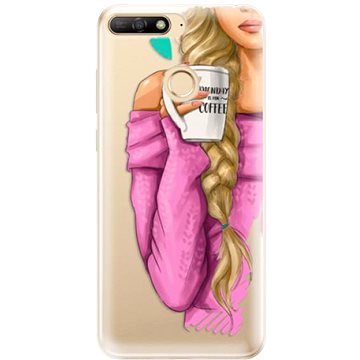 iSaprio My Coffe and Blond Girl pro Huawei Y6 Prime 2018 (coffblon-TPU2_Y6p2018)