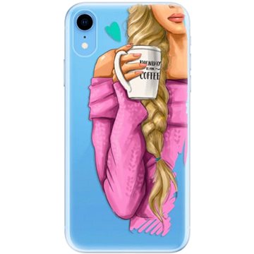 iSaprio My Coffe and Blond Girl pro iPhone Xr (coffblon-TPU2-iXR)