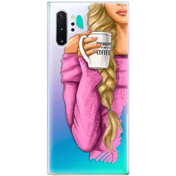iSaprio My Coffe and Blond Girl pro Samsung Galaxy Note 10+ (coffblon-TPU2_Note10P)